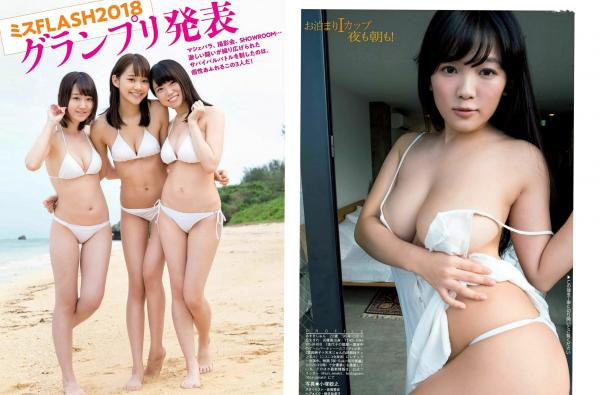    FLASH杂志精选写真：朝比奈彩、斋藤飞鸟、饭丰万理江等众女神比基尼与私房大尺度合集第17张图片