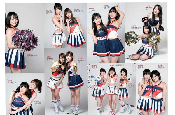    FLASH杂志写真：石桥杏奈海边比基尼特辑与AKB48众偶像活力啦啦队制服秀第7张图片