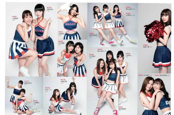    FLASH杂志写真：石桥杏奈海边比基尼特辑与AKB48众偶像活力啦啦队制服秀第8张图片