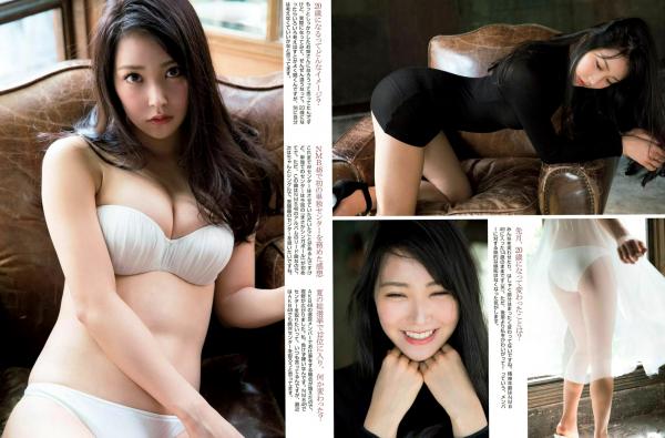    FLASH杂志写真_桥本爱实/白间美瑠等五位日本女星-私房内衣诱惑与泳装性感大片_2017.11.28第3张图片