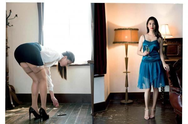    FLASH杂志写真_桥本爱实/白间美瑠等五位日本女星-私房内衣诱惑与泳装性感大片_2017.11.28第7张图片
