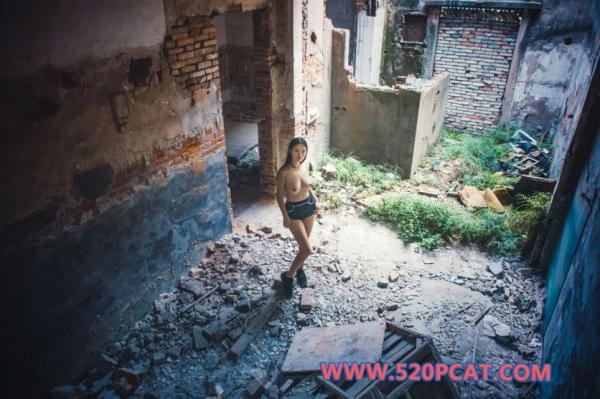    [PARTYCAT] 轰趴猫特刊：模特耗子废弃建筑大尺度私房艺术写真 [37P 无圣光]第34张图片