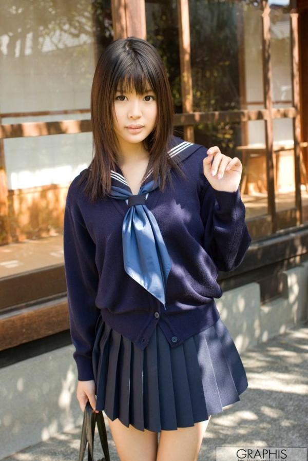 葵つかさ 葵司  Graphis 葵つかさ《Hollyhock》日系清纯校服与性感私房内衣写真集第1张图片