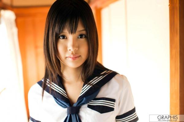 葵つかさ 葵司  Graphis 葵つかさ《Hollyhock》日系清纯校服与性感私房内衣写真集第17张图片