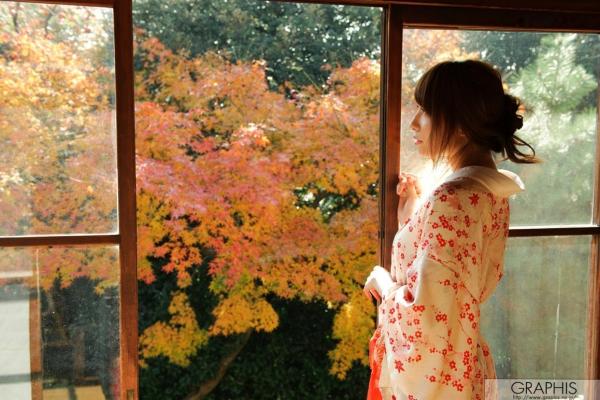 美雪ありす 美雪艾莉丝  Graphis美雪ありす《Remind》高清写真，居家私房与唯美和服风格，气质女神极致诱惑第19张图片