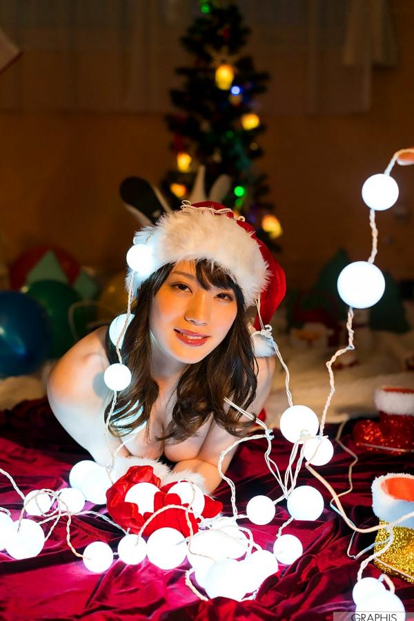 鈴村あいり 铃村爱里  铃村あいり (Airi Suzumura) Graphis 圣诞节主题美图，性感圣诞女郎穿搭，营造温馨私房诱惑氛围第10张图片