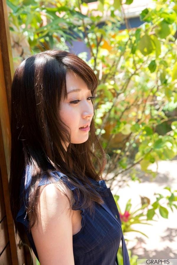 美里有紗 美里有纱  Graphis 美里有纱《South Wind》唯美日系居家私房照，清新甜美气质名模床边诱惑写真第20张图片