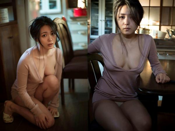川村ゆきえ 川村雪绘  川村ゆきえ - 陽だまりの情事：清纯白衬衫与内衣私房照，光影下的湿身诱惑与成熟美学第40张图片