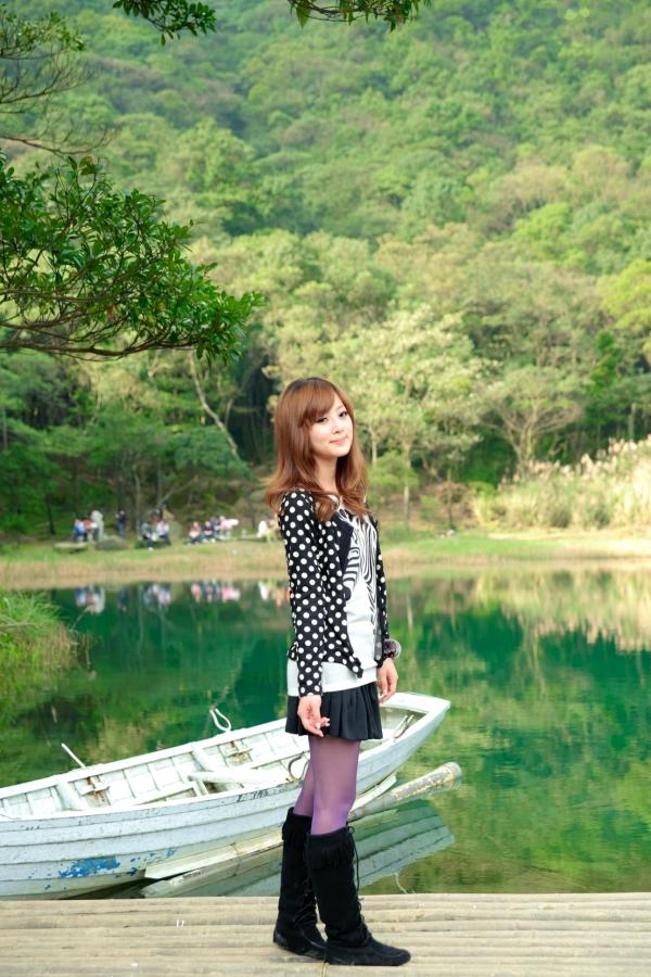 高橋みなみ 高桥南  台湾女神果子MM新山梦湖户外写真：气质清新甜美，治愈系人像摄影作品第24张图片