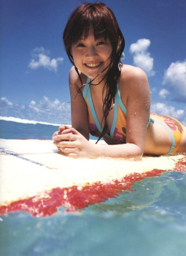安倍なつみ 安倍夏美  安倍なつみ PB写真集《Alo-Hello!》：清纯甜美夏日度假风，治愈系女神私房写真高清合集第2张图片