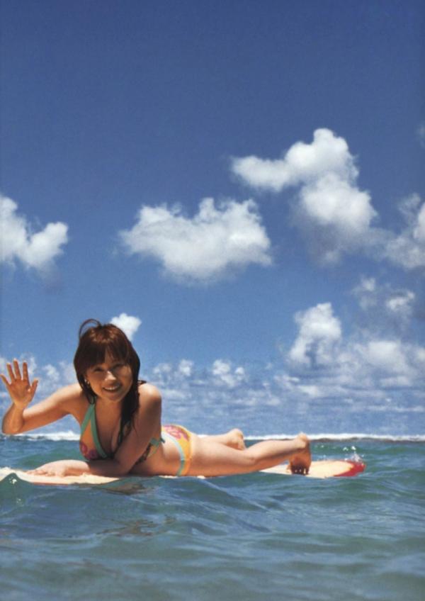 安倍なつみ 安倍夏美  安倍なつみ PB写真集《Alo-Hello!》：清纯甜美夏日度假风，治愈系女神私房写真高清合集第33张图片