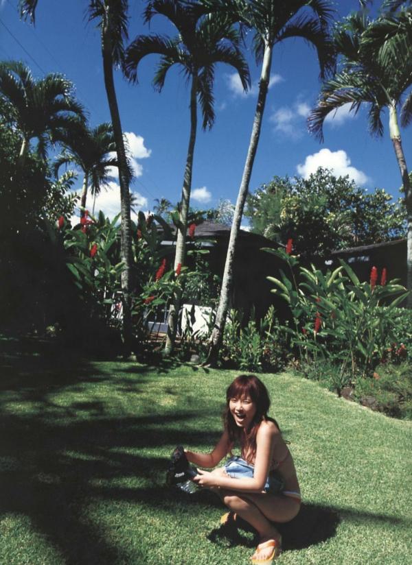 安倍なつみ 安倍夏美  安倍なつみ PB写真集《Alo-Hello!》：清纯甜美夏日度假风，治愈系女神私房写真高清合集第61张图片