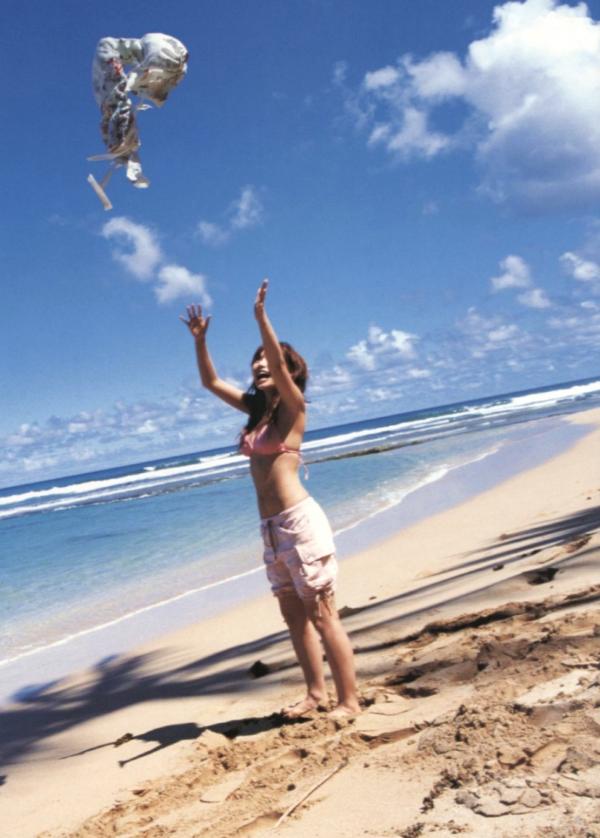 安倍なつみ 安倍夏美  安倍なつみ PB写真集《Alo-Hello!》：清纯甜美夏日度假风，治愈系女神私房写真高清合集第121张图片