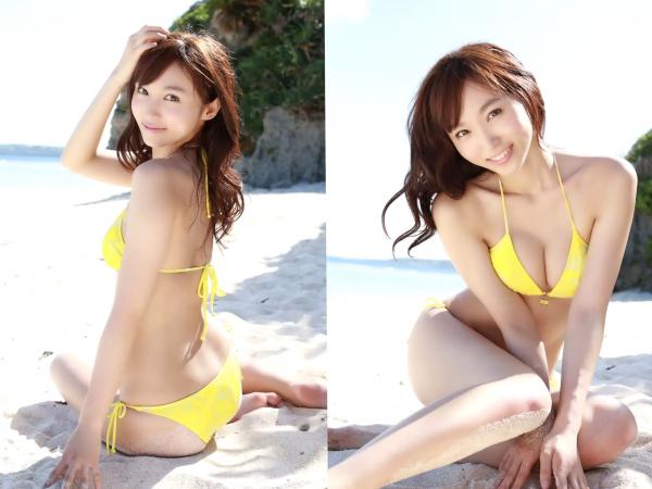 吉木りさ 吉木梨纱  吉木り沙 - 夢想花＋可恋花，清纯女神海边泳装私房照，展现极致性感曲线诱惑第3张图片