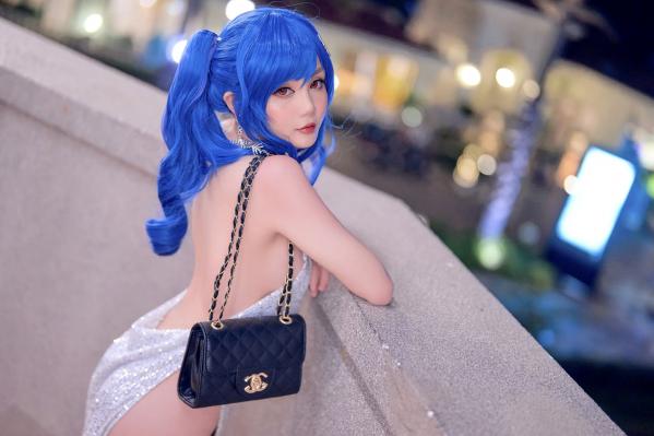 冯文娟 冯文娟  JOYCE - 圣路易斯 Cosplay 大尺度性感亮片礼服美图 [47P]第15张图片