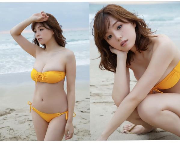 篠崎愛 筱崎爱  篠崎愛 - 旬撮ガール vol.1 纯欲女神写真：蕾丝内衣、居家慵懒针织衫与湿身浴缸诱惑，童颜巨乳尽显极致魅力第13张图片