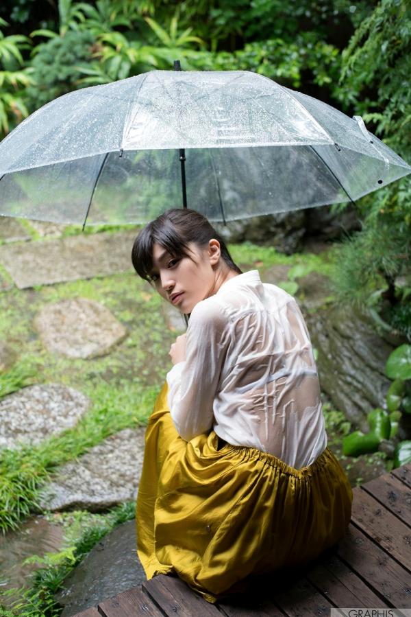 高橋しょう子 高崎圣子  Graphis 高桥しょう子 《Noble bomb》 日系清纯写真，精致日式庭院下展现迷人气质第8张图片