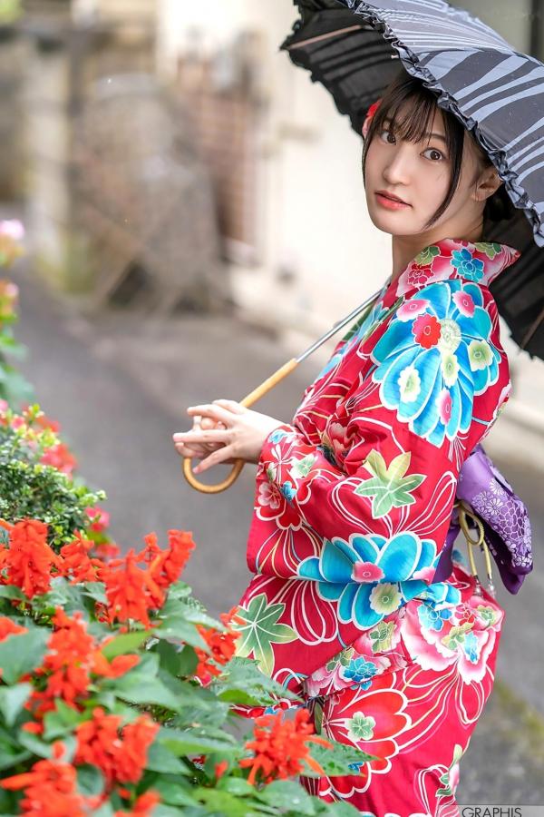 高橋しょう子 高崎圣子  Graphis_高桥圣子《TAKAHASHO》精选写真集：和服风情与私房性感诱惑，尽显童颜巨乳魅力第32张图片