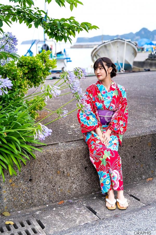高橋しょう子 高崎圣子  Graphis_高桥圣子《TAKAHASHO》精选写真集：和服风情与私房性感诱惑，尽显童颜巨乳魅力第34张图片