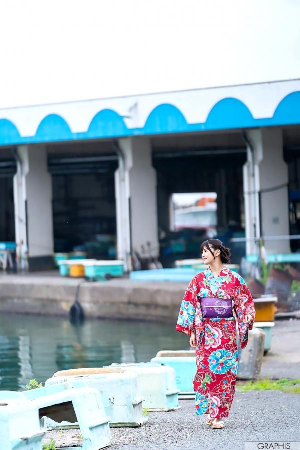 高橋しょう子 高崎圣子  Graphis_高桥圣子《TAKAHASHO》精选写真集：和服风情与私房性感诱惑，尽显童颜巨乳魅力第37张图片