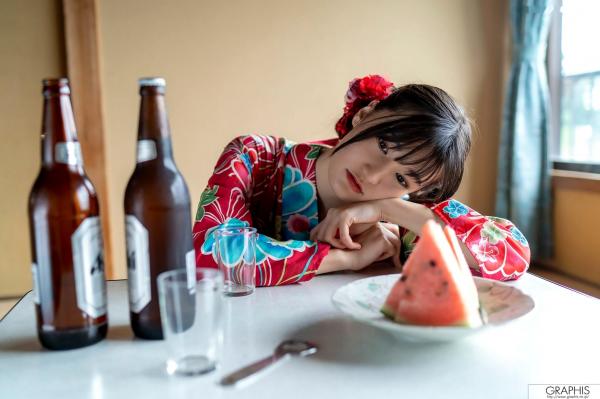 高橋しょう子 高崎圣子  Graphis_高桥圣子《TAKAHASHO》精选写真集：和服风情与私房性感诱惑，尽显童颜巨乳魅力第40张图片
