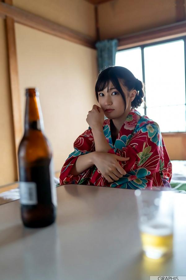 高橋しょう子 高崎圣子  Graphis_高桥圣子《TAKAHASHO》精选写真集：和服风情与私房性感诱惑，尽显童颜巨乳魅力第46张图片