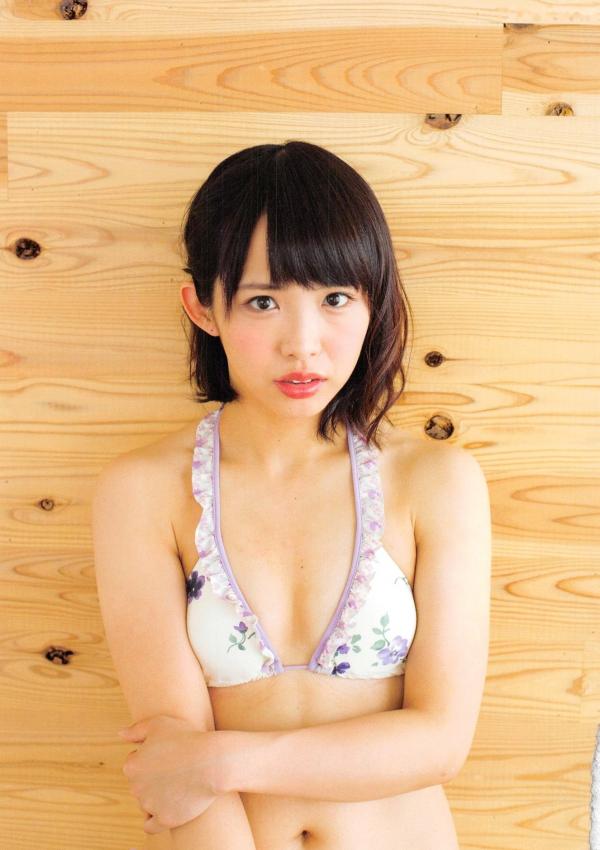 松村香織 松村香织  日本偶像松村香织首部写真集《Mushusei》：清纯校服与私房内衣诱惑，尽显日系魅力风情第28张图片