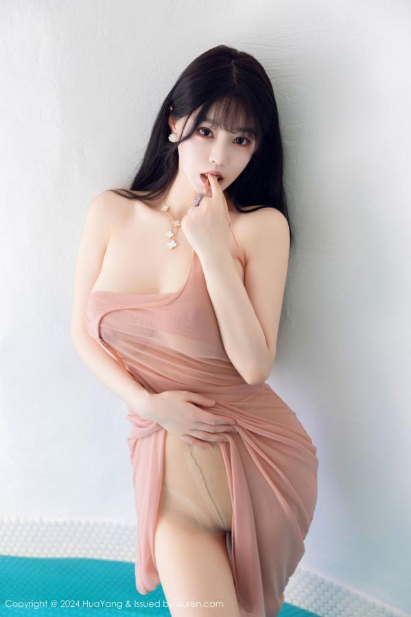 朱可 barbie可儿 [HuaYang]高清写真图 2024.07.26 VOL.595 朱可儿Flora 丝袜美腿第59张图片