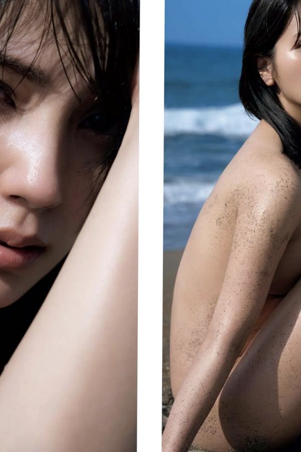 南里美希  《南里美希 - jamais vu》日本女神清纯街拍与沙滩大尺度性感湿身写真第25张图片