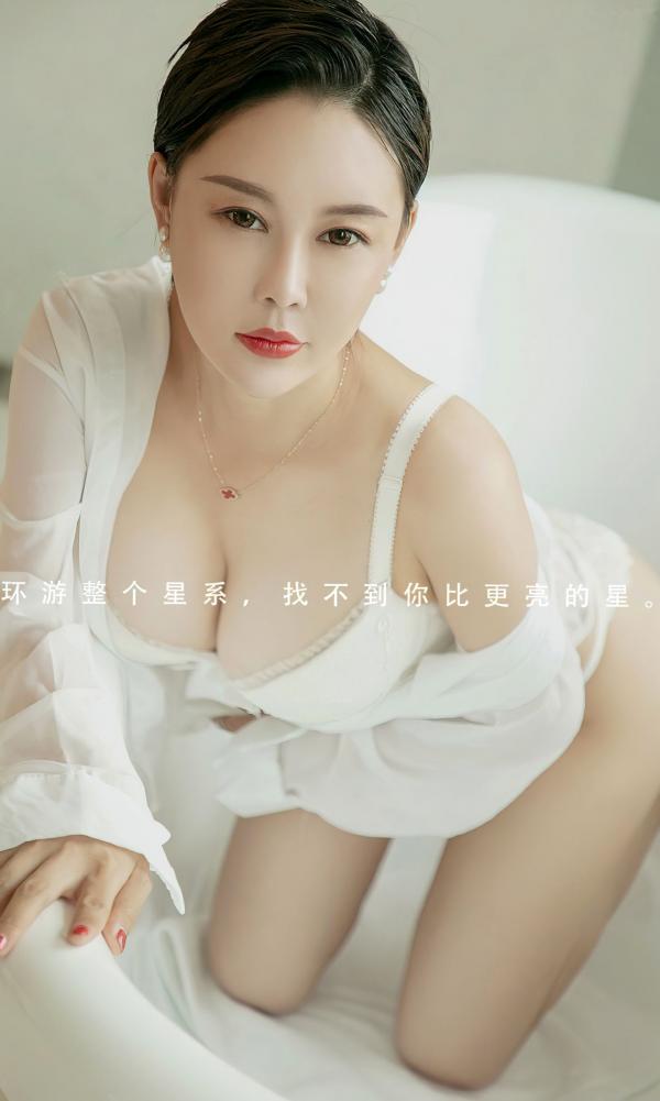 ศรีริต้า เจนเซ่น 施莉达  UGirlsApp尤果圈爱尤物-2729-rita-《星之心》-深色连体衣私房写真湿身诱惑美腿大片第2张图片