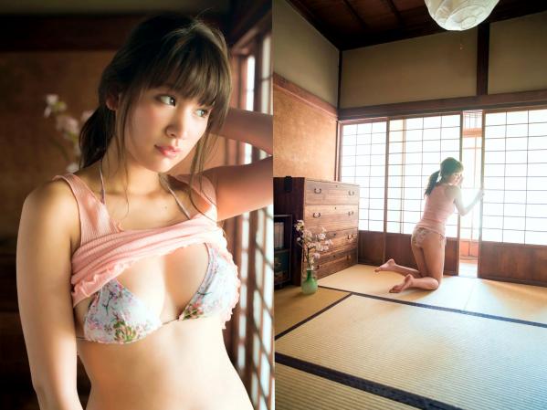 久松郁実 久松郁实  久松郁实 - 和风宅邸纯美比基尼写真，日系女神阳光下的治愈系诱惑，尽显曼妙身姿与灵动气息第4张图片