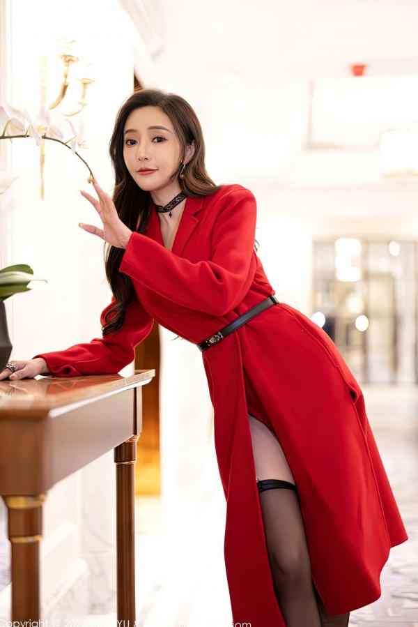 王馨瑶   XiaoYu语画界-945-王馨瑶Yanni-红外衣黑色蕾丝内衣-2023.01.12-极致诱惑私房写真酒店内衣丝袜美腿大尺度无圣光第15张图片