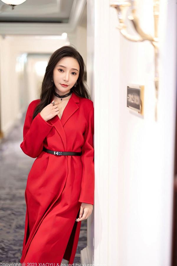 王馨瑶   XiaoYu语画界-945-王馨瑶Yanni-红外衣黑色蕾丝内衣-2023.01.12-极致诱惑私房写真酒店内衣丝袜美腿大尺度无圣光第18张图片