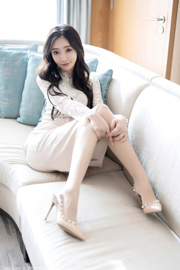 王馨瑶   XiaoYu语画界-936-王馨瑶-都市丽人装扮紫色内衣肉丝-优雅白裙街拍-御姐私房写真-2022.12.29 - 无圣光大尺度第11张图片