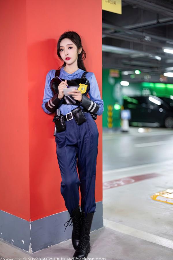 王馨瑶   XiaoYu语画界-929-王馨瑶Yanni-绝美女警角色扮演制服诱惑-飒爽警花黑色战术内衣私房照-无圣光大尺度第1张图片