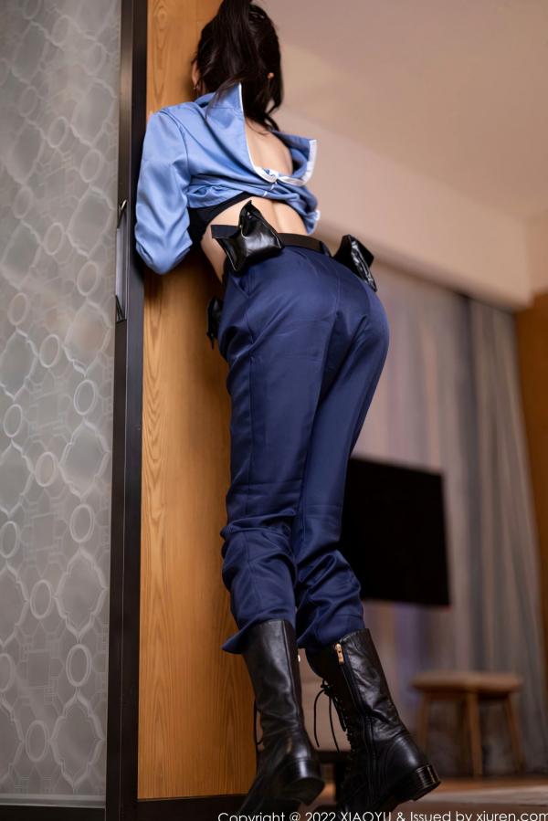 王馨瑶   XiaoYu语画界-929-王馨瑶Yanni-绝美女警角色扮演制服诱惑-飒爽警花黑色战术内衣私房照-无圣光大尺度第27张图片