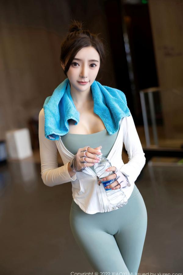 王馨瑶   XiaoYu语画界-王馨瑶Yanni：健身馆运动装与极致性感私房，完美曲线视觉盛宴第10张图片