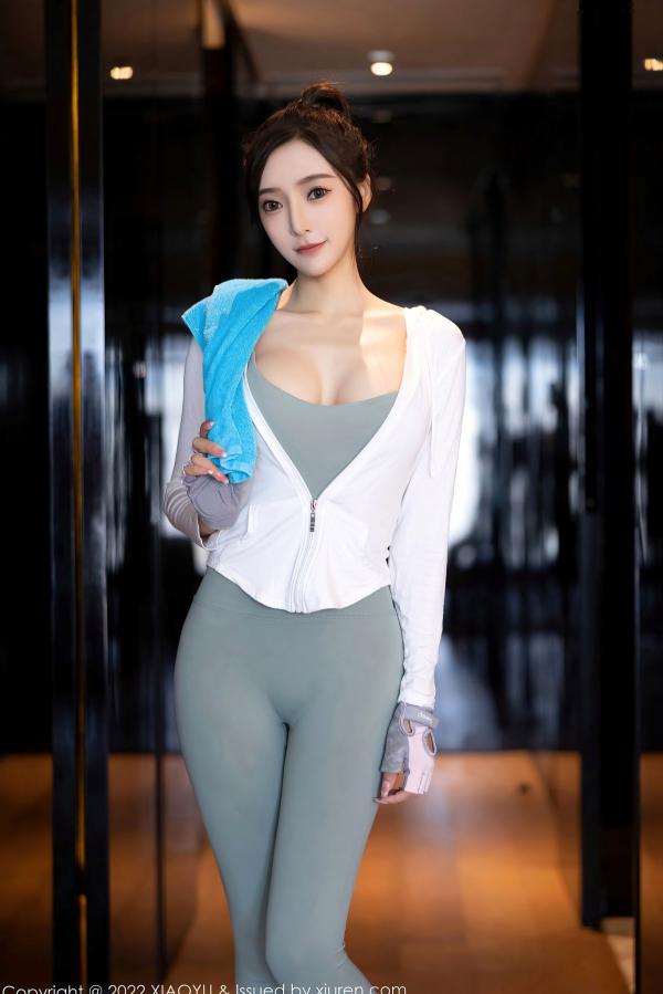 王馨瑶   XiaoYu语画界-王馨瑶Yanni：健身馆运动装与极致性感私房，完美曲线视觉盛宴第18张图片
