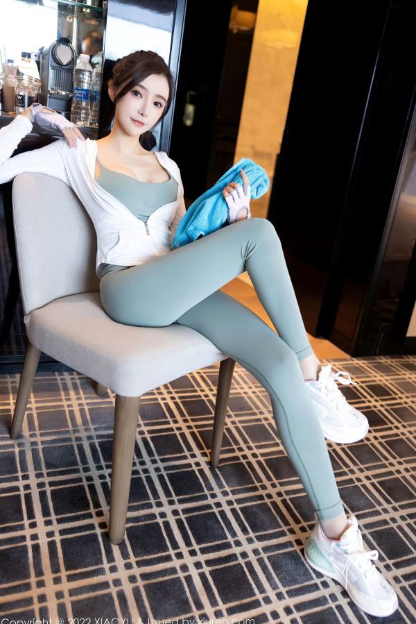 王馨瑶   XiaoYu语画界-王馨瑶Yanni：健身馆运动装与极致性感私房，完美曲线视觉盛宴第24张图片