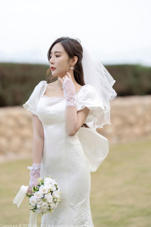 王馨瑶   XiaoYu语画界-733-王馨瑶-惠州旅拍白婚纱礼裙白色蕾丝内衣-2022.03.10 - 无圣光大尺度第7张图片