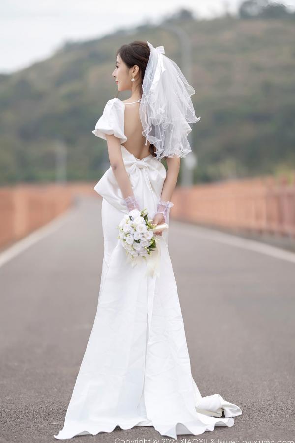 王馨瑶   XiaoYu语画界-733-王馨瑶-惠州旅拍白婚纱礼裙白色蕾丝内衣-2022.03.10 - 无圣光大尺度第10张图片