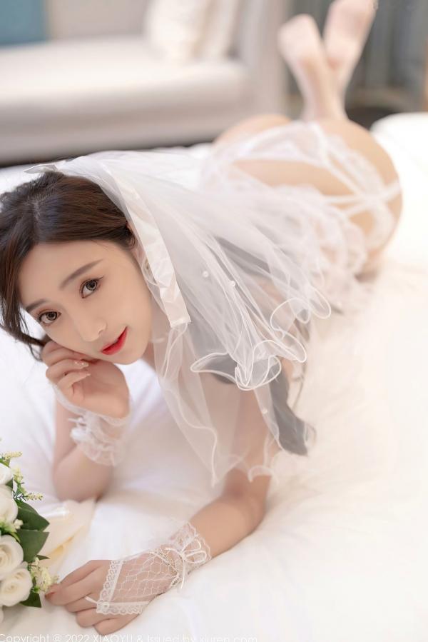 王馨瑶   XiaoYu语画界-733-王馨瑶-惠州旅拍白婚纱礼裙白色蕾丝内衣-2022.03.10 - 无圣光大尺度第57张图片
