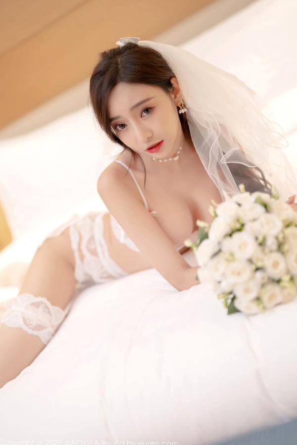 王馨瑶   XiaoYu语画界-733-王馨瑶-惠州旅拍白婚纱礼裙白色蕾丝内衣-2022.03.10 - 无圣光大尺度第61张图片