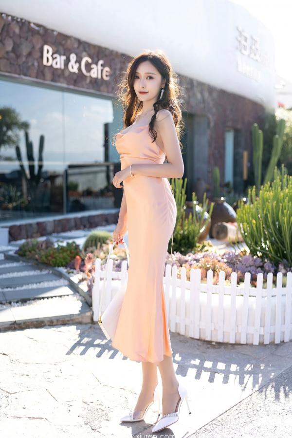 王馨瑶   XiaoYu语画界-691-王馨瑶Yanni-云南洱海泳池度假时尚写真，透视薄纱与丝滑吊带裙湿身诱惑，气质女神唯美摄影大片 - 无圣光大尺度第49张图片