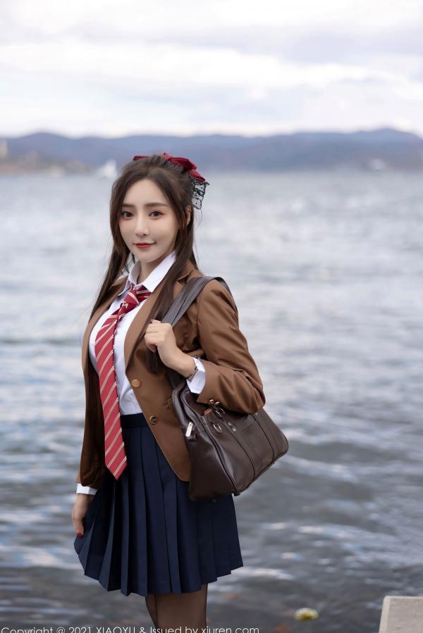 王馨瑶   XiaoYu语画界-685-王馨瑶Yanni-云南心愿旅拍洱海边与酒店场景-2021.12.28 - 无圣光大尺度第5张图片
