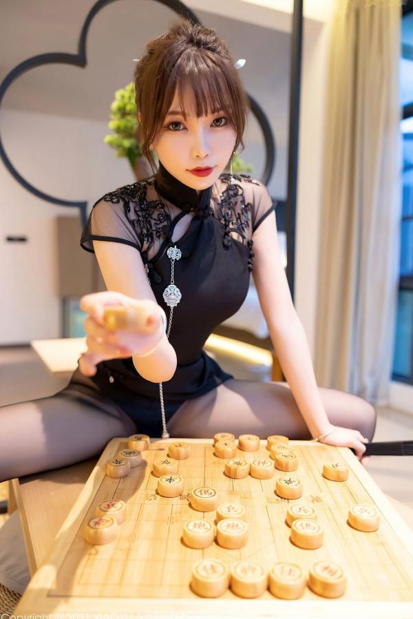 冯雨芝 芝芝  芝芝Booty古韵黑色旗袍诱惑，透视黑丝大尺度私房写真，极致身材尽显无圣光，古典与性感的完美融合第60张图片