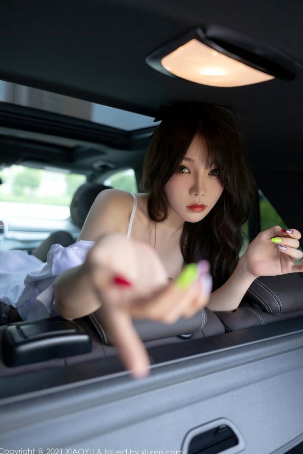 冯雨芝 芝芝  XiaoYu语画界-553-芝芝：JK校服诱惑与极品黑丝车拍，极致性感私房大尺度写真第68张图片