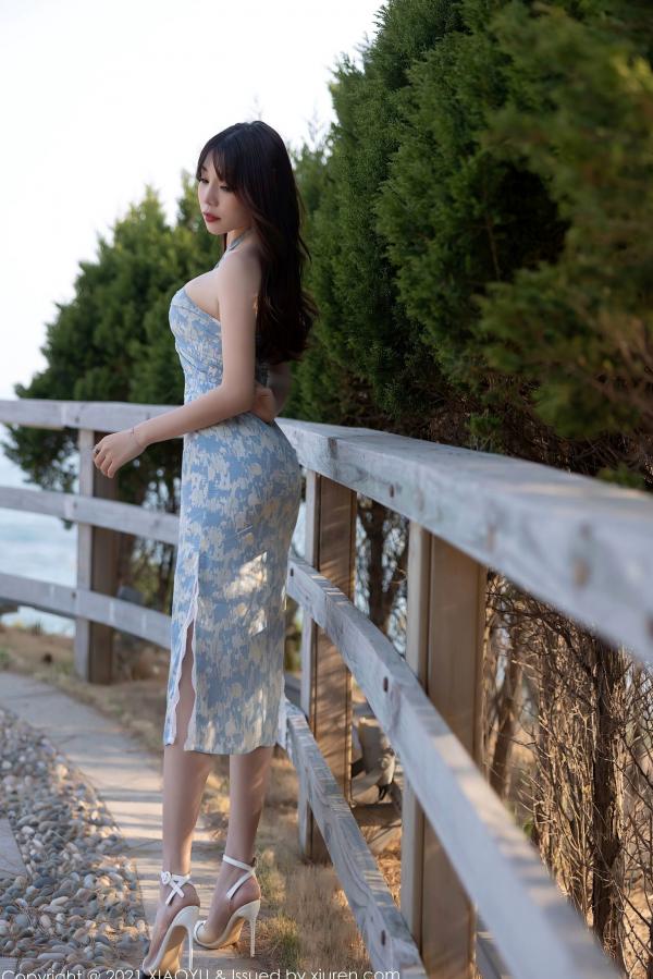 冯雨芝 芝芝  XiaoYu语画界-芝芝青岛旅拍精选：极致诱惑肉色丝袜私房美腿，性感撩人，高品质视觉盛宴第67张图片