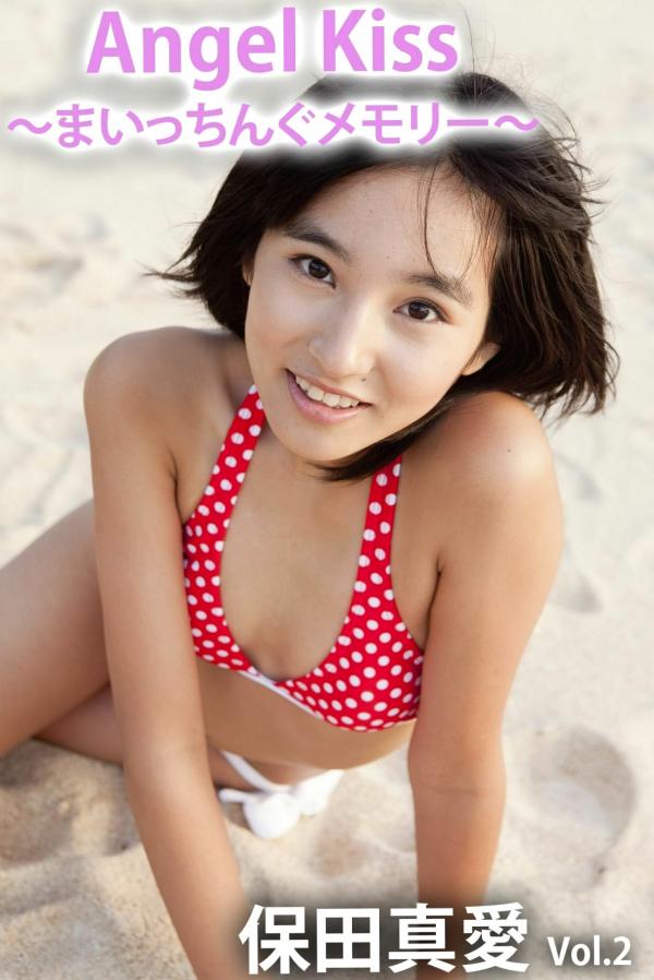 保田真愛 保田真爱  保田真爱清纯比基尼海边写真实拍，短发少女的清新夏季诱惑第1张图片