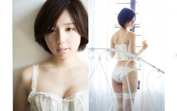 小池里奈   小池里奈 - 禁断の美体：清纯短发女神演绎红裙比基尼与运动连体衣性感写真合集第8张图片